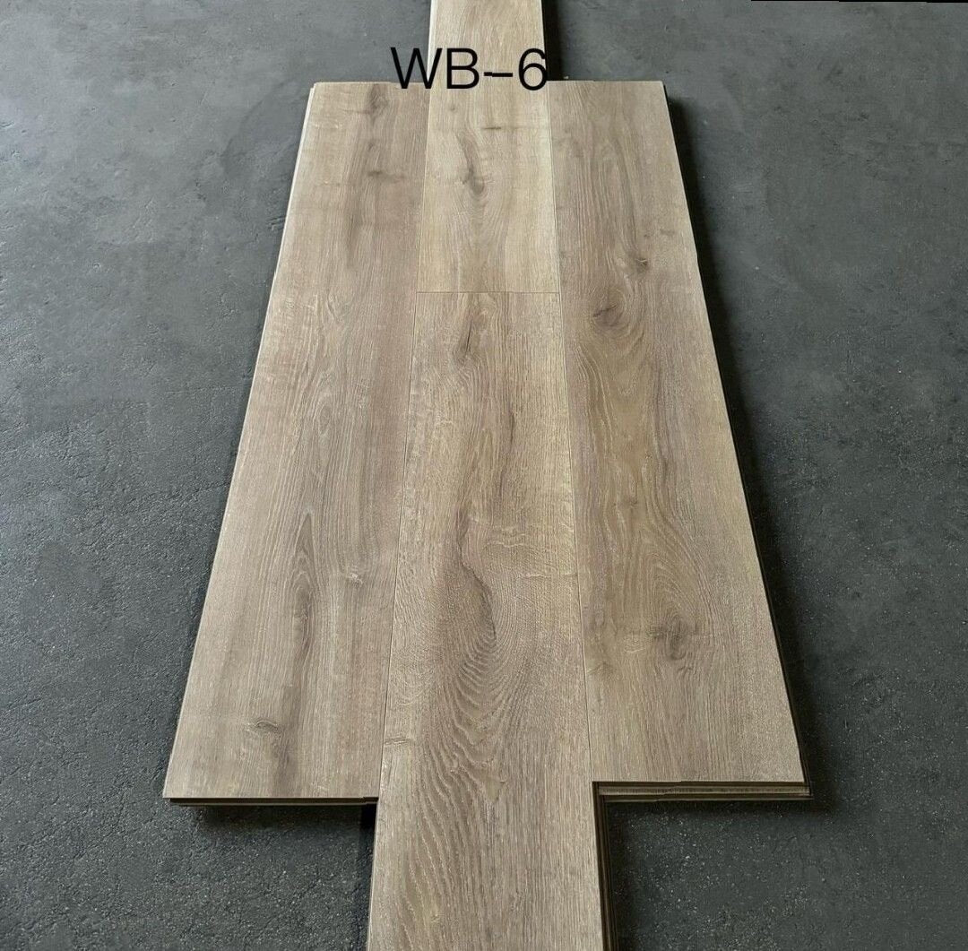 8mm HDF Laminate Flooring, shade WB-6