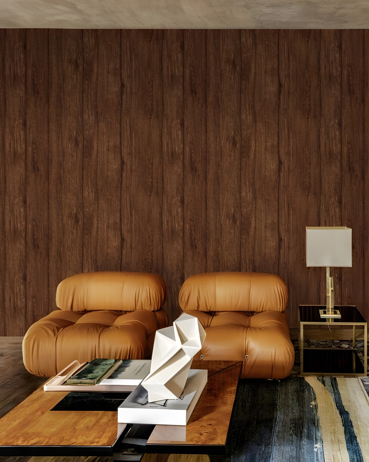 Korean Wallpaper in a room, natural collection