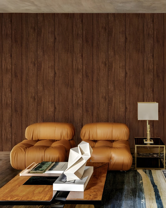Korean Wallpaper in a room, natural collection