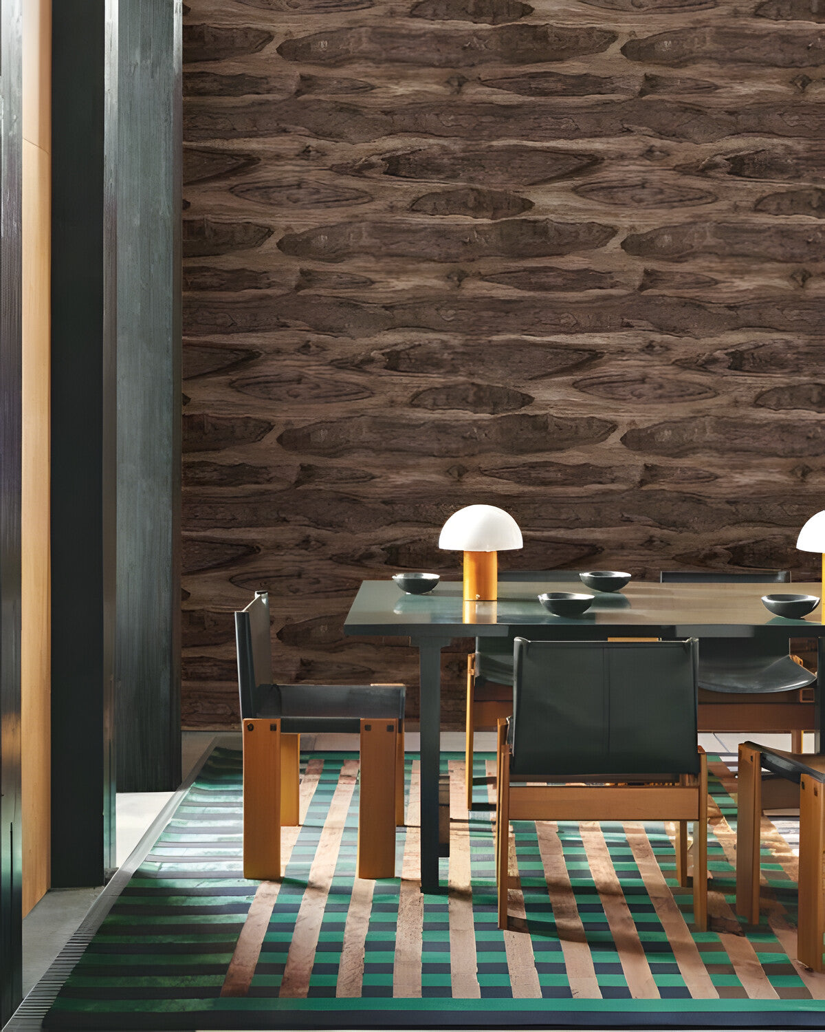 Korean Wallpaper in a room, natural collection