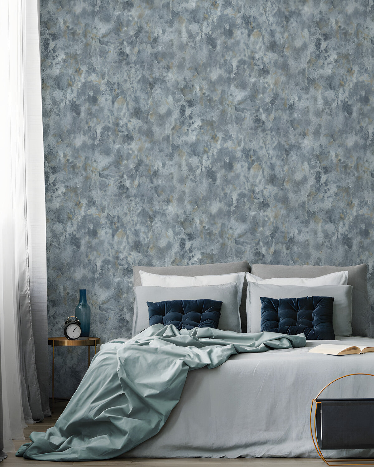 Korean Wallpaper in a room, steps collection